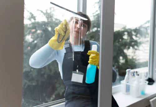 Nettoyage de vitres intérieures et extérieures à Coutouvre